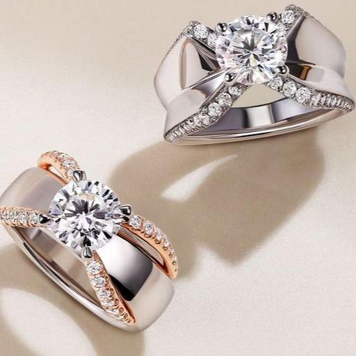 Vintage Zirkonia Bow Ring