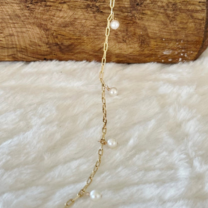 Gina Mini Pearl Choker halskæde