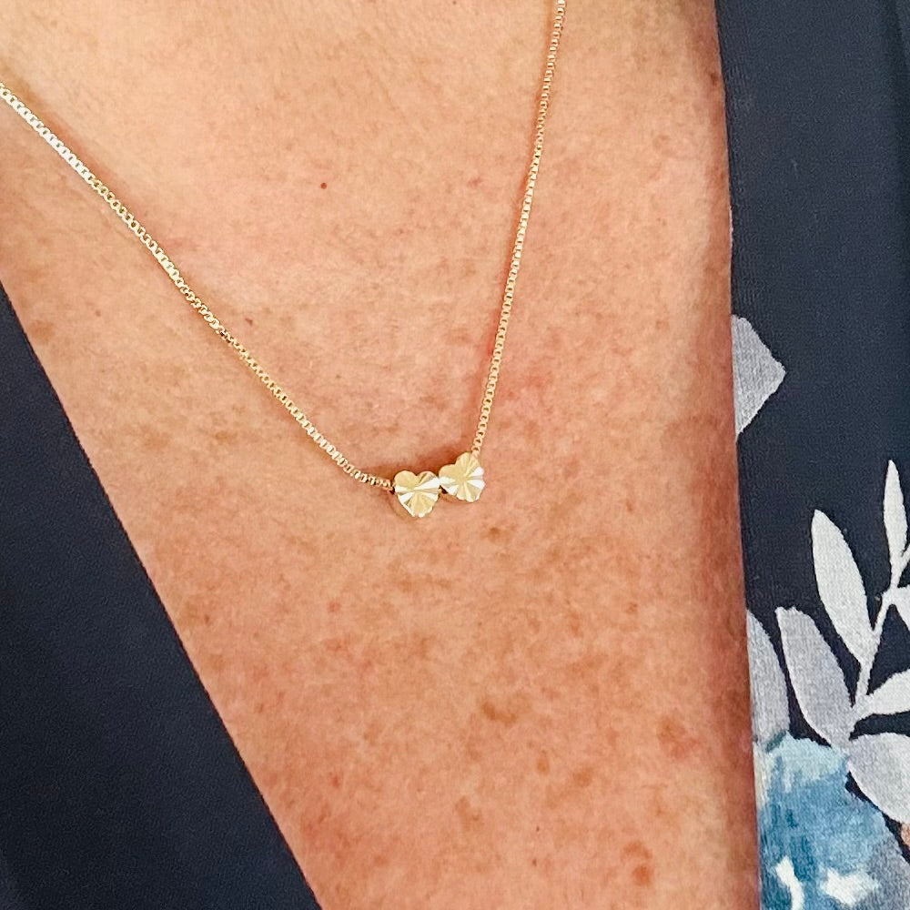 Bella Mini Heart Charms-halskæde