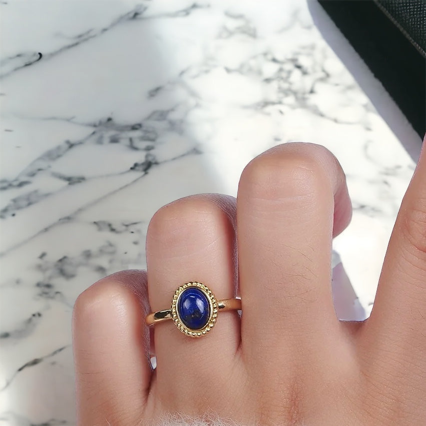Tullia naturlig ædelstensring