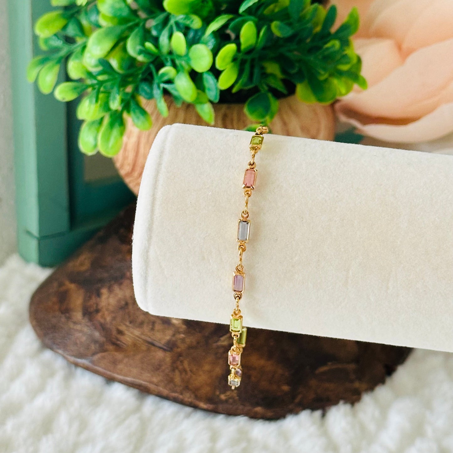 Isabella MultiColor CZ stenarmbånd