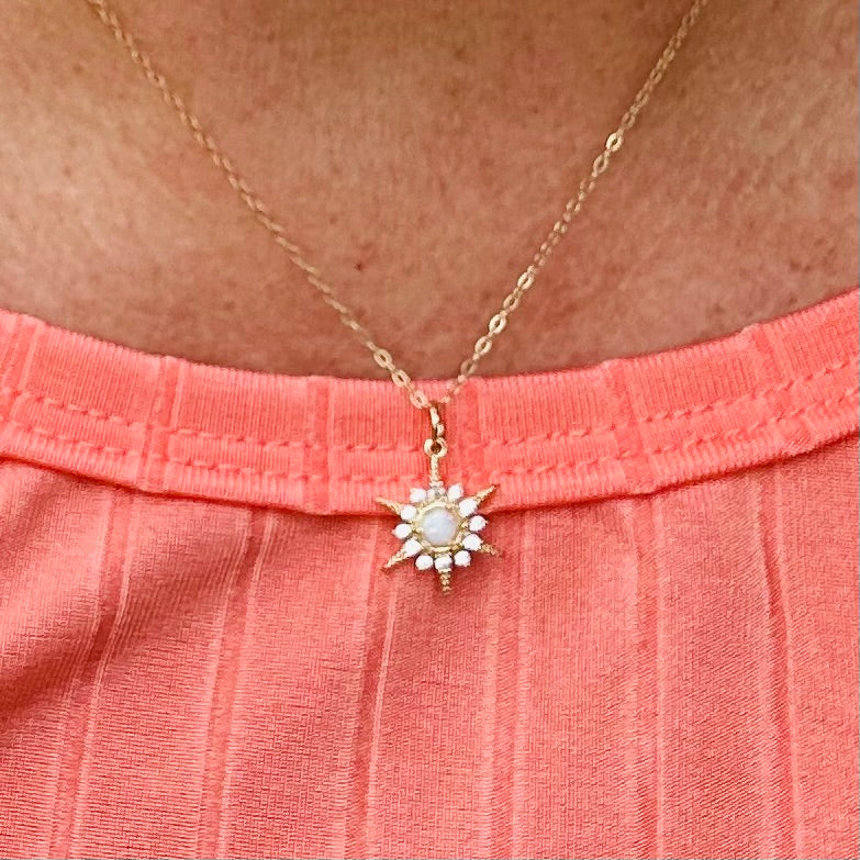 Stellina Opal Star halskæde