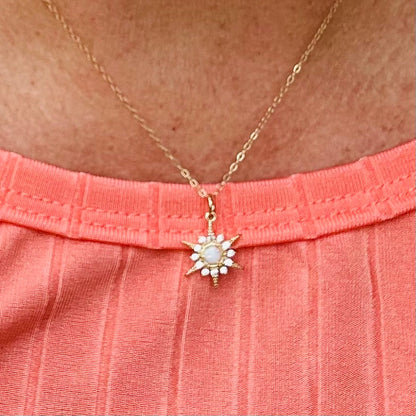 Stellina Opal Star halskæde