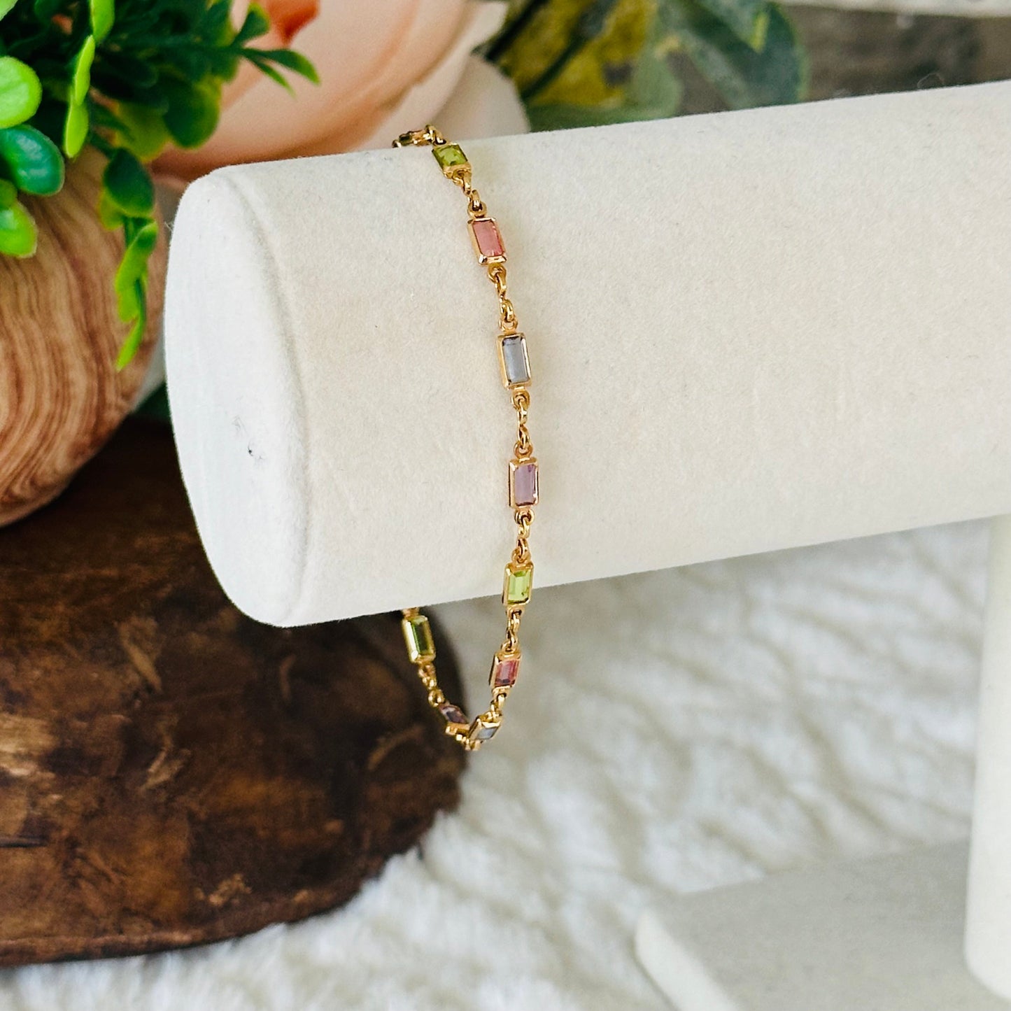 Isabella MultiColor CZ stenarmbånd