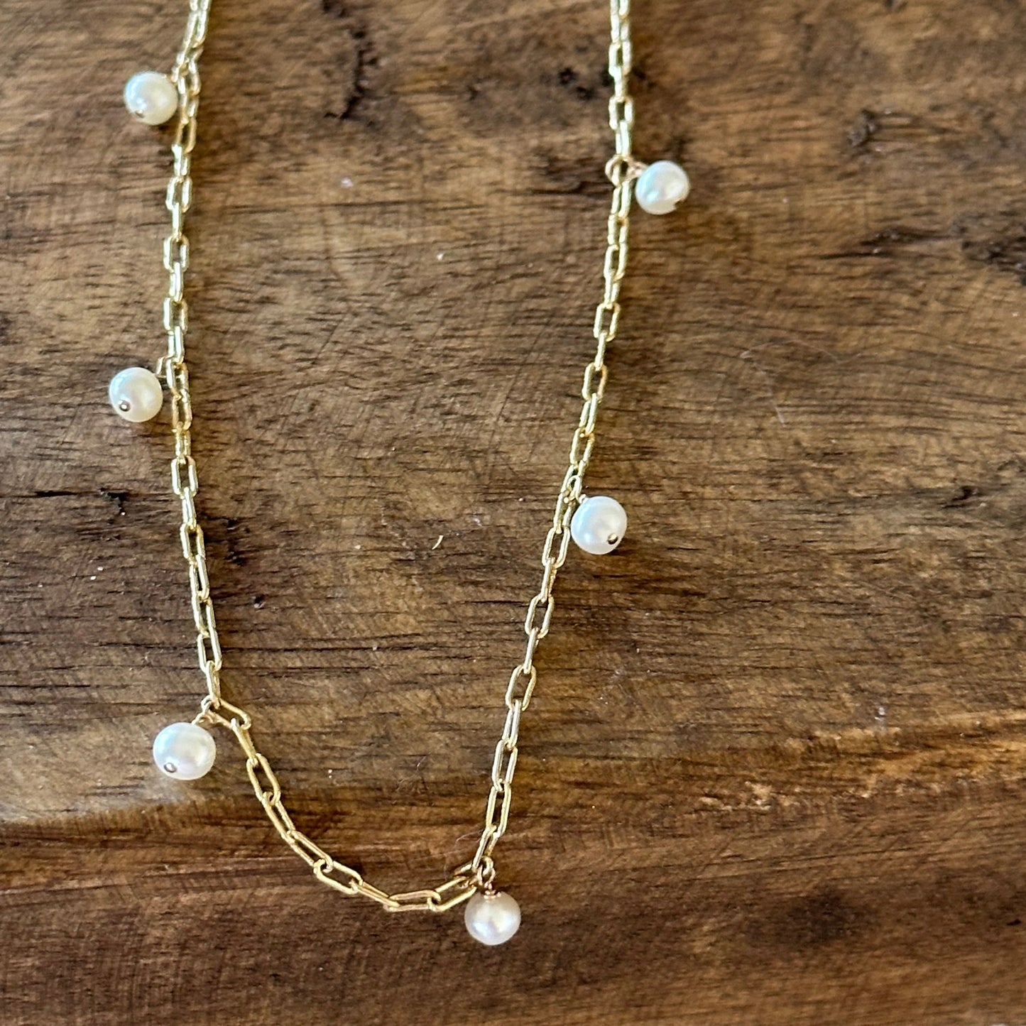 Gina Mini Pearl Choker halskæde