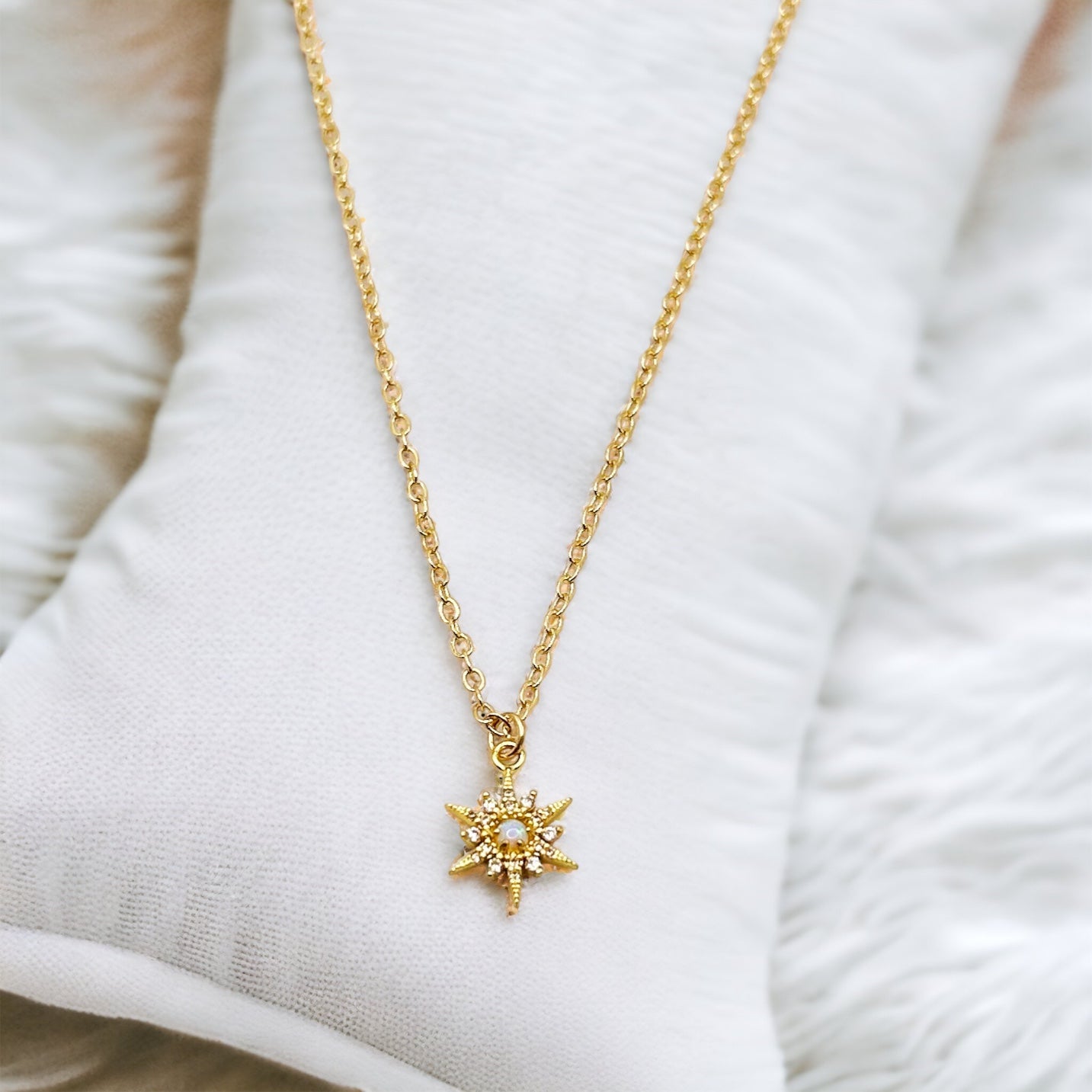 Stellina Opal Star halskæde