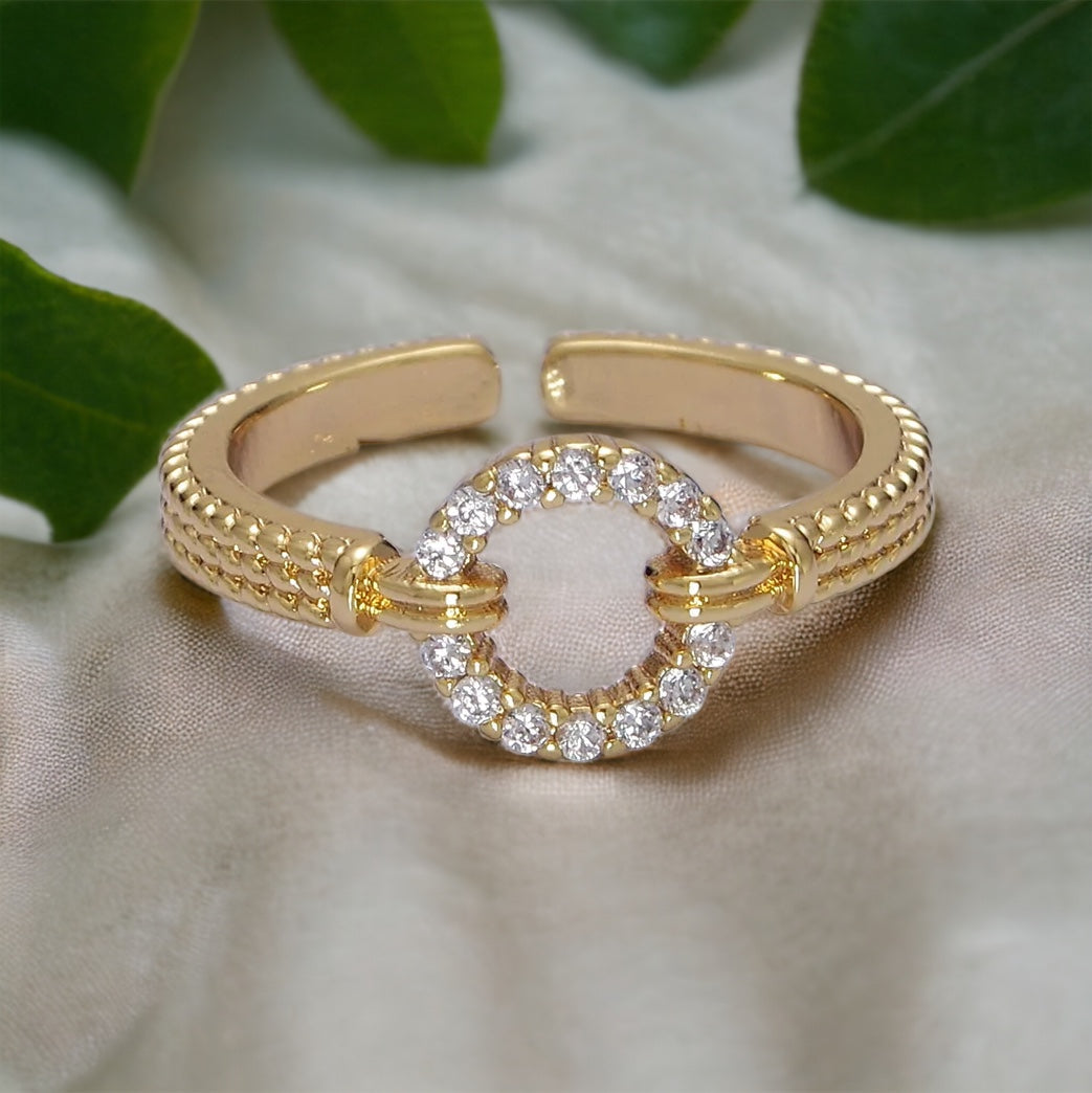 Geena åben cirkel-ring