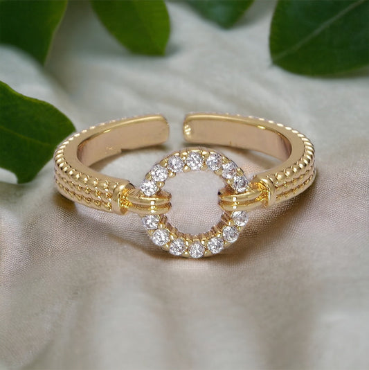Geena åben cirkel-ring