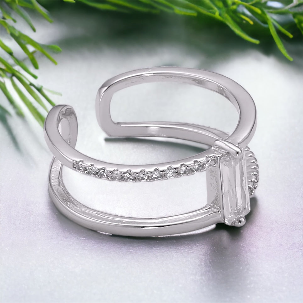 Livia Baguette Ring - Guld eller sølv