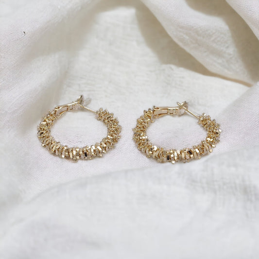 Idena Hoop Earrings - guld eller sølv