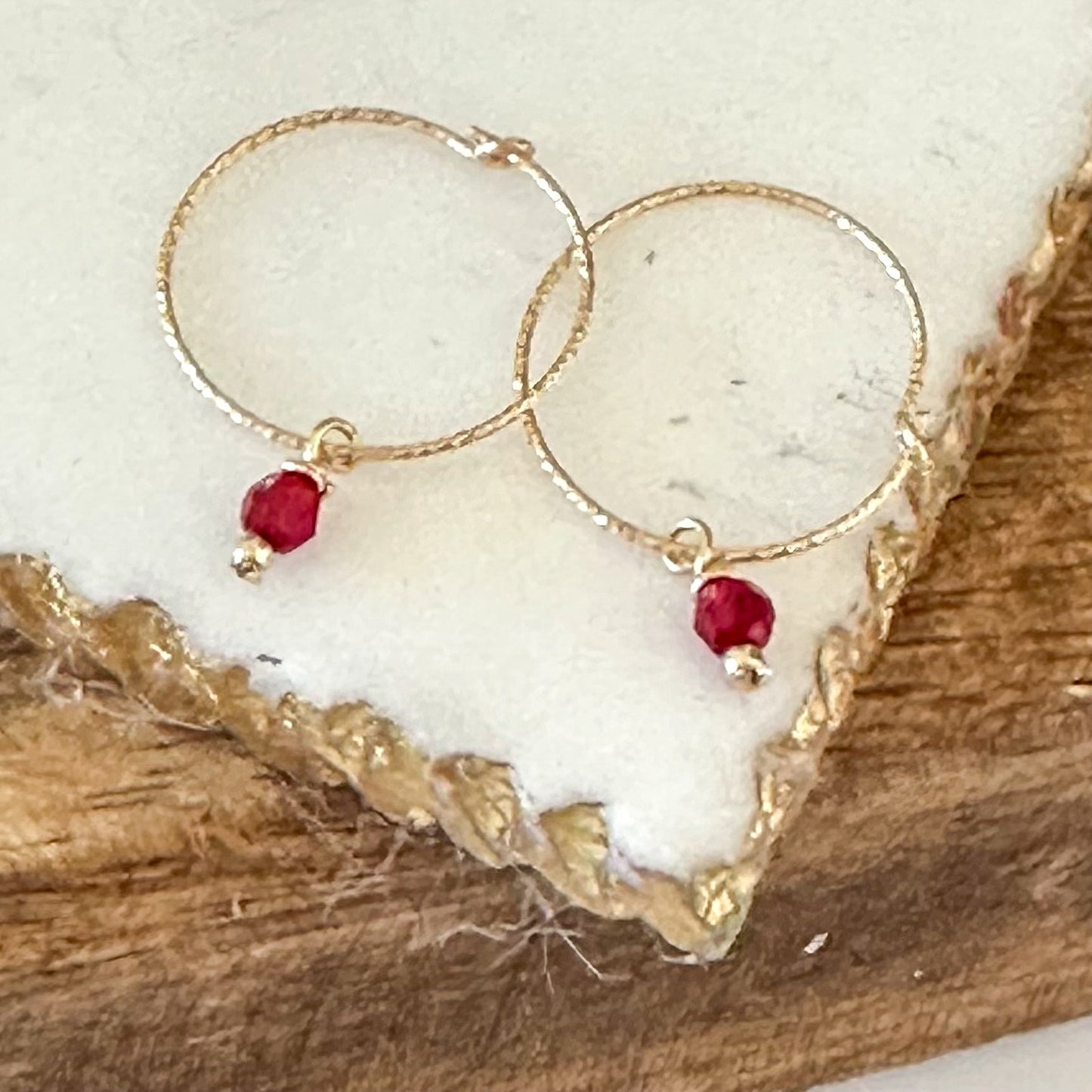 Oria Mini Sparkle Hoop Øreringe