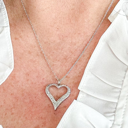 Silvia Dainty Heart-halskæde