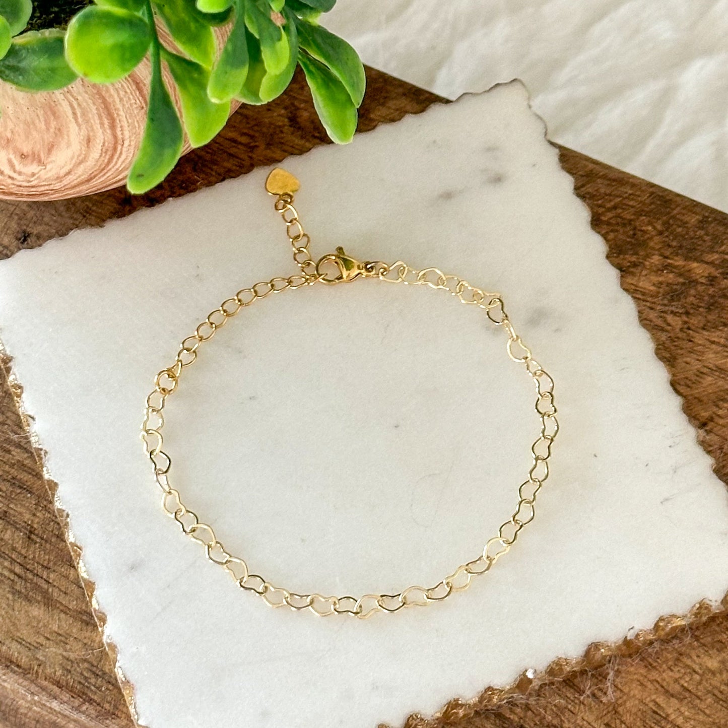 Mea Heart Links-armbånd