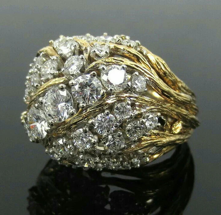 Vintage udsøgt blank guldring