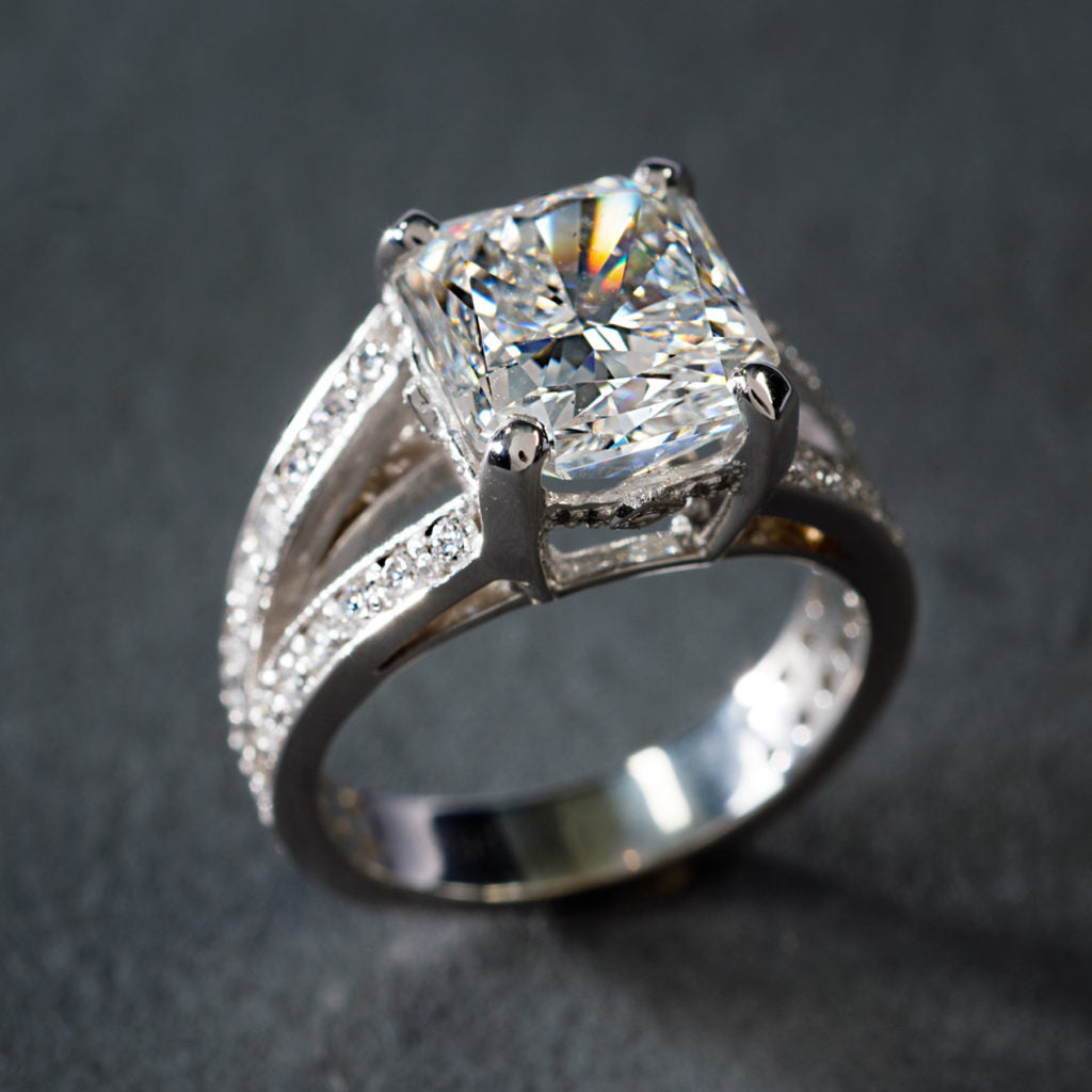Vintage Cubic Brilliance-ring i sølv