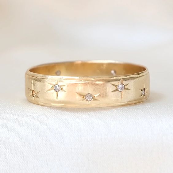 Vintage Starlight guldring