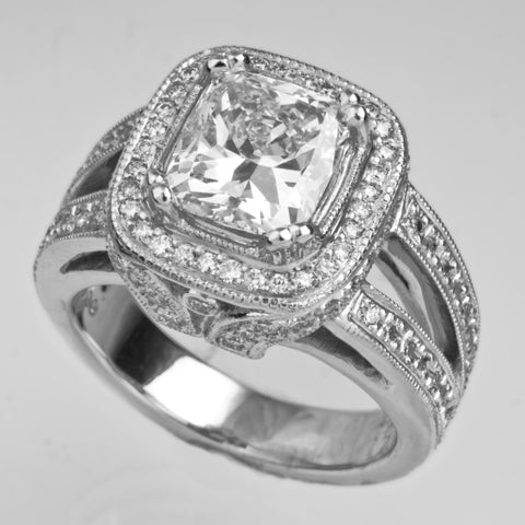 Vintage Zirkonia Brilliance Ring