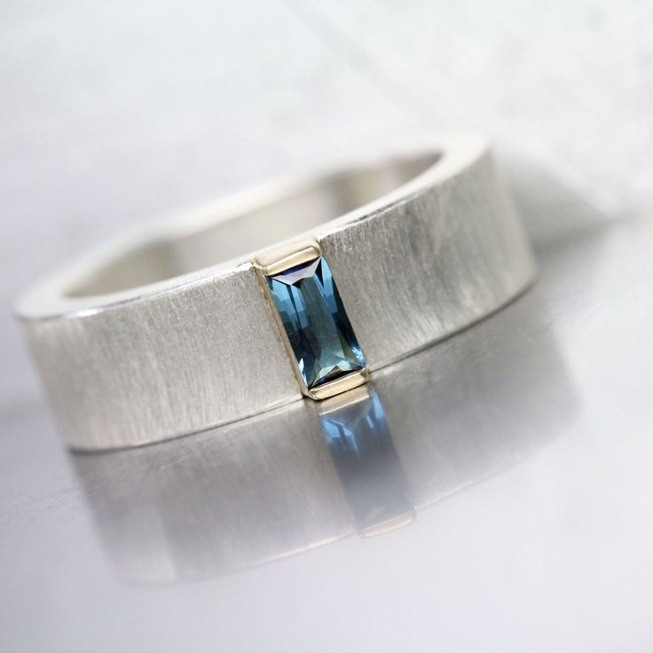 Vintage Sky Glass sølvring