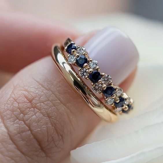 Elegant ring med vintage zirkonia