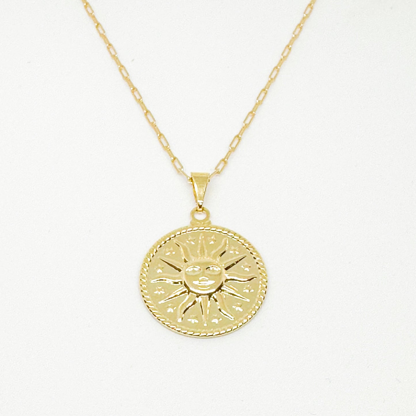 Elena Sun Medallion vedhæng halskæde